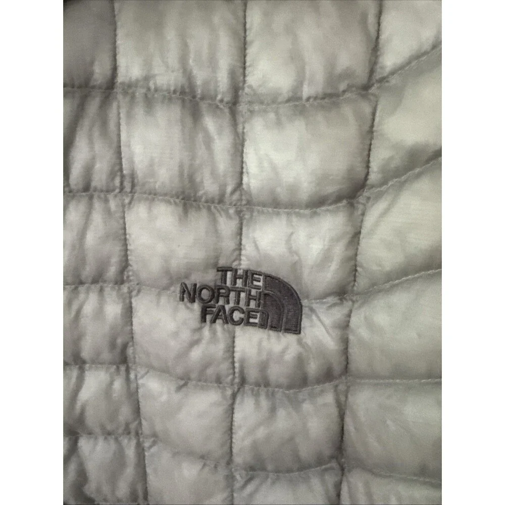 The North Face Mens Thermoball Eco Puffer Jacket Grey XL Quilted Lightweight